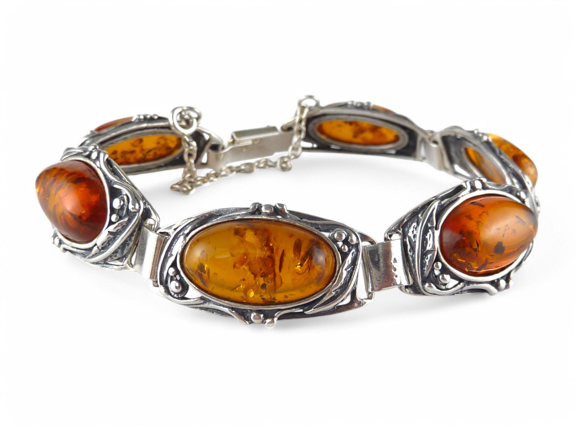 Bracelet Vintage En Ambre Pressé De La Baltique (Lettonie) - 20 Grammes - Excellent état | Bijou Ethnique
