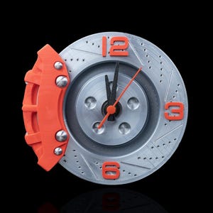Brake Time! Wall Clock Caliper and Rotor