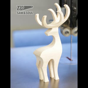 SL2194 Looking Back Deer Bandsaw Plan - PDF File