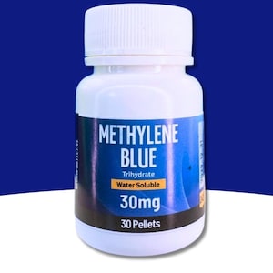 Methylenblau, höchste Qualität, 99% Reinheit. USP Grade, 30 Tablets