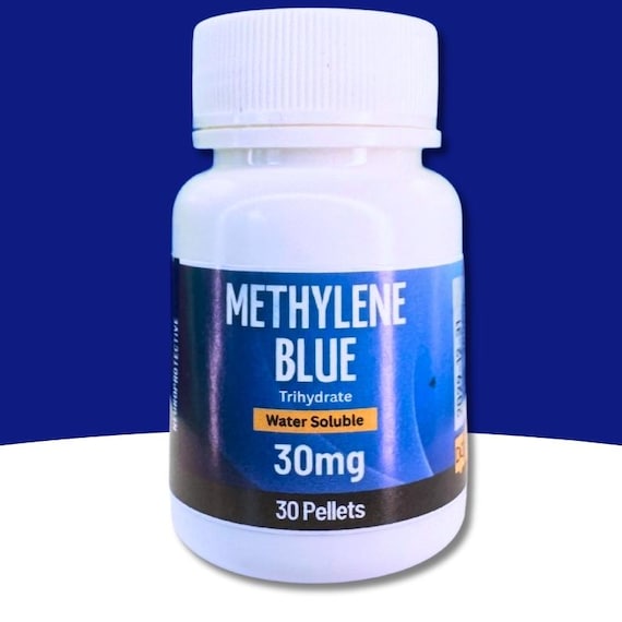 Methylene Blue, Highest Quality, 99% Purity. USP Grade, 30 tablets