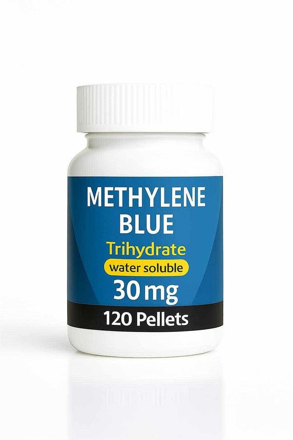 Methylene Blue, Highest Quality, 99% Purity. USP Grade, 120 tablets