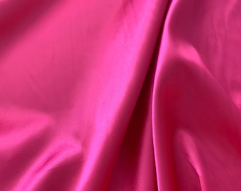 Tela De Saten Por Metros Tejido Satinado Elástico De 150cm De Ancho Vendido Al Metro Para Fondo De Ropa Hecho A Mano(Color:vino Rojo