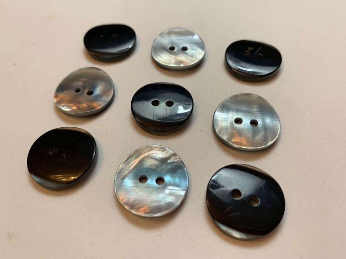 Irregular Shape Fake Shell Effect Plastic Resin Button for Cloth