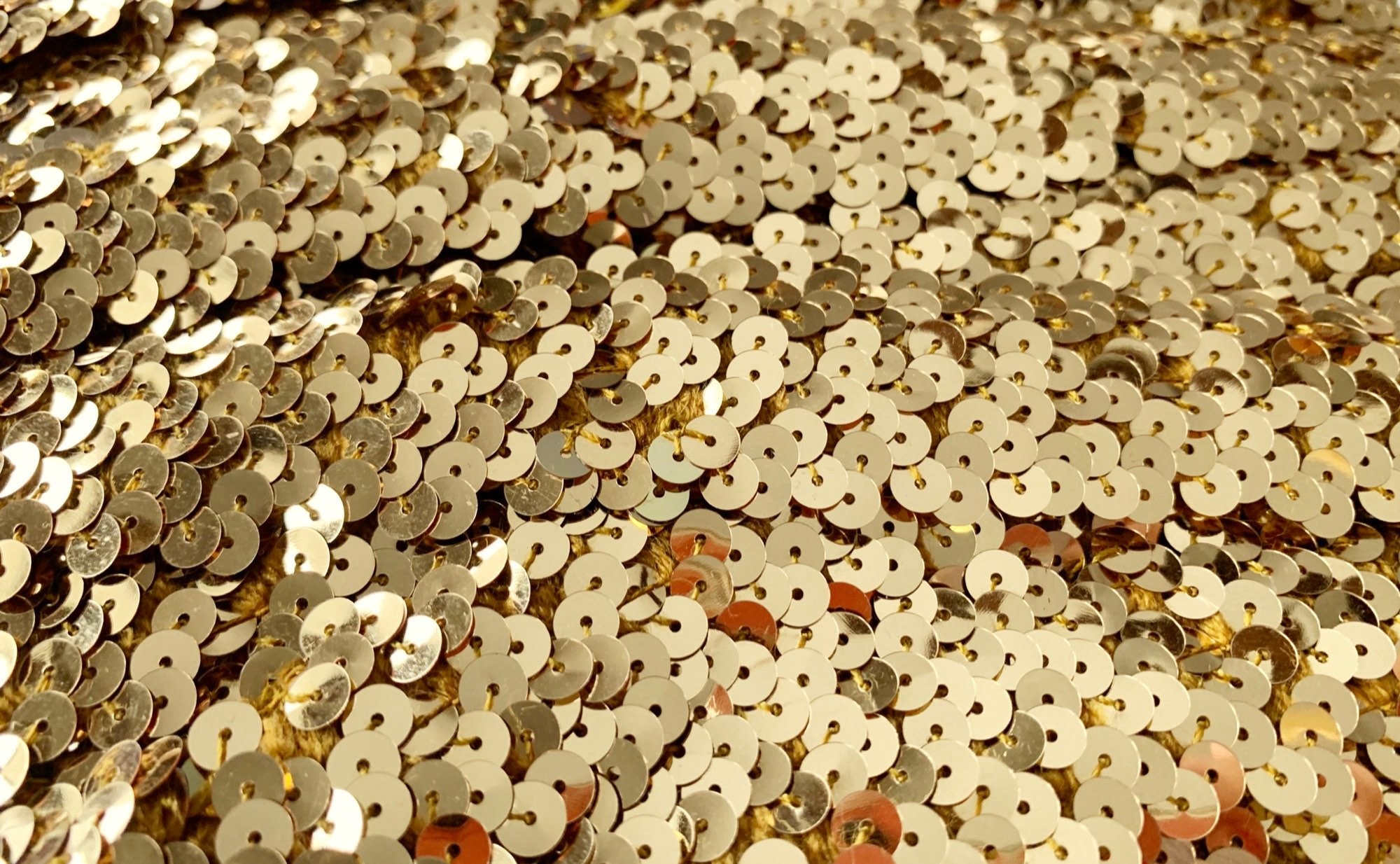 Gold Sequin Trim Stretch Sequin Trim Sequins Bridal Trim Prom Etsy