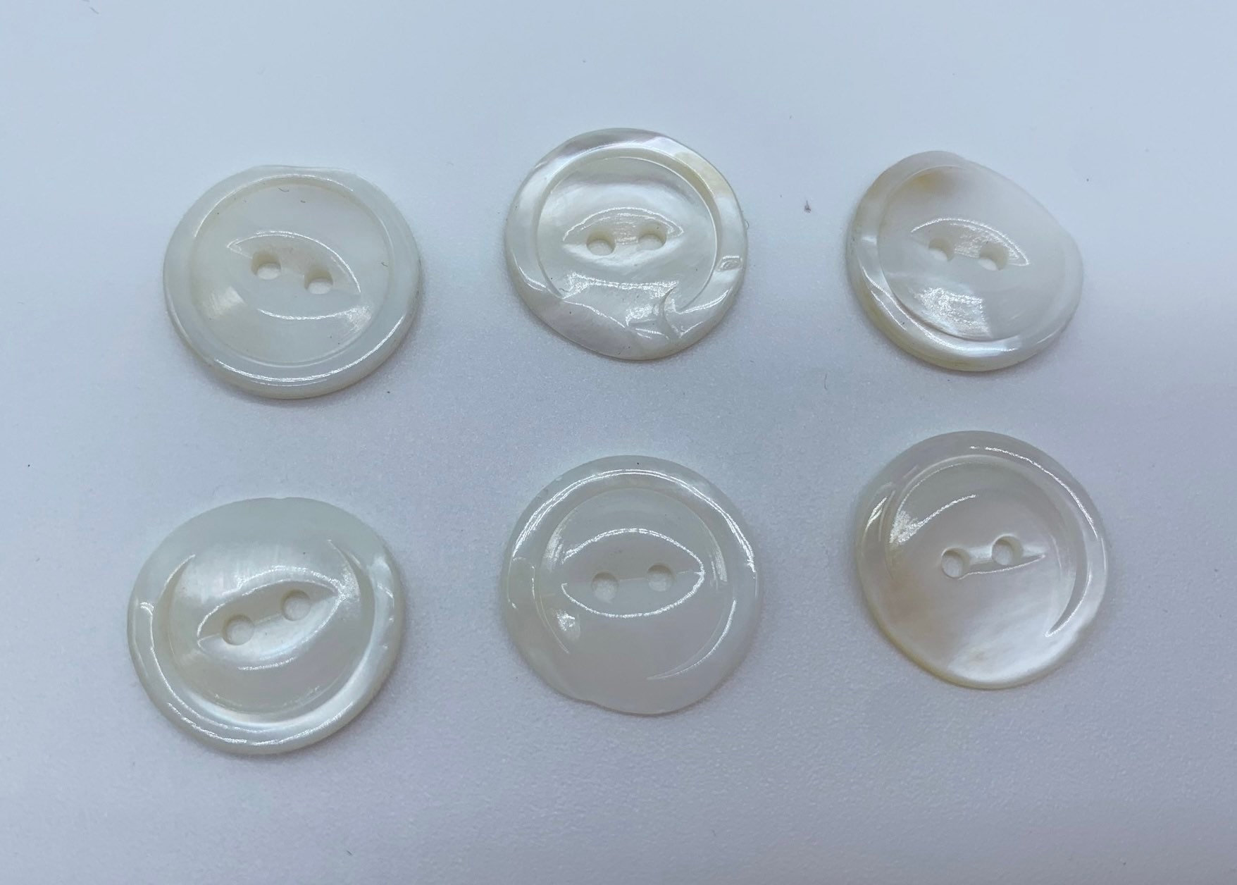 Medium Real Seashell Mother of Pearl Button Shell Button Sewing Buttons ...