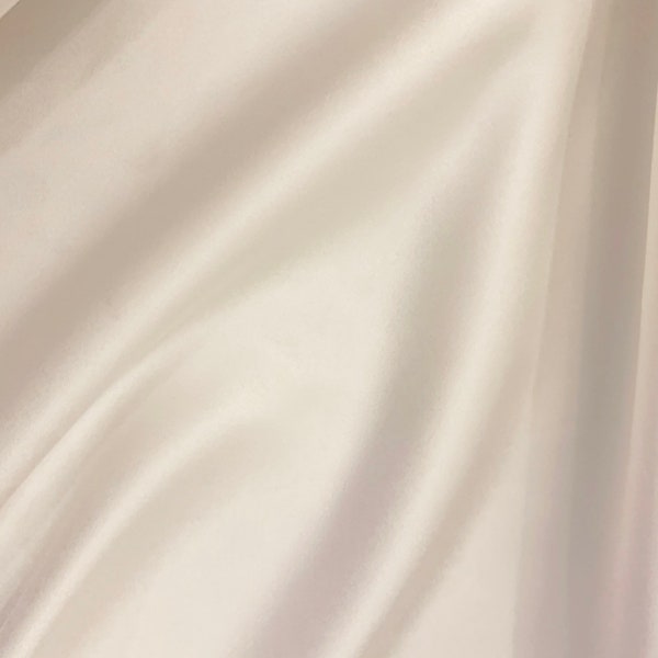 Ivory satin, bridal fabric, satin lamour ivory lamour satin Fabric By the Yard, ivory bridal satin, ivory Fabric, dull satin