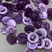 Medium Purple Buttons With Glistening Sheen Design 5/8” Sewing Buttons ...