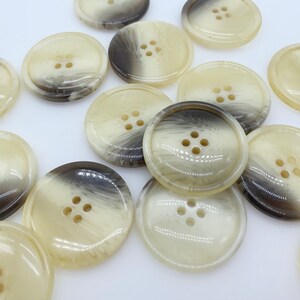 Medium buttons marbled brown and tan plastic sewing buttons 7/8” sewing button 4 hole sewing button, 6 to a order