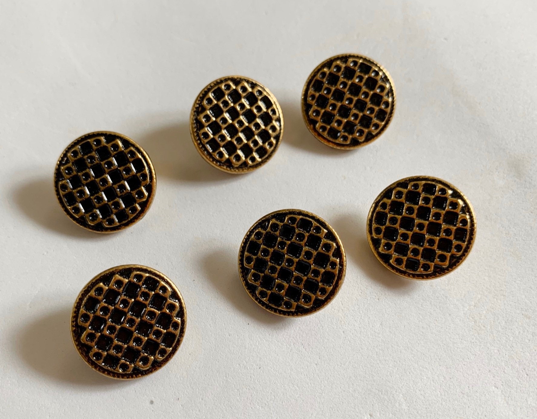 Models Gold Buttons,metal Buttons,gold Buttons for Knitting With