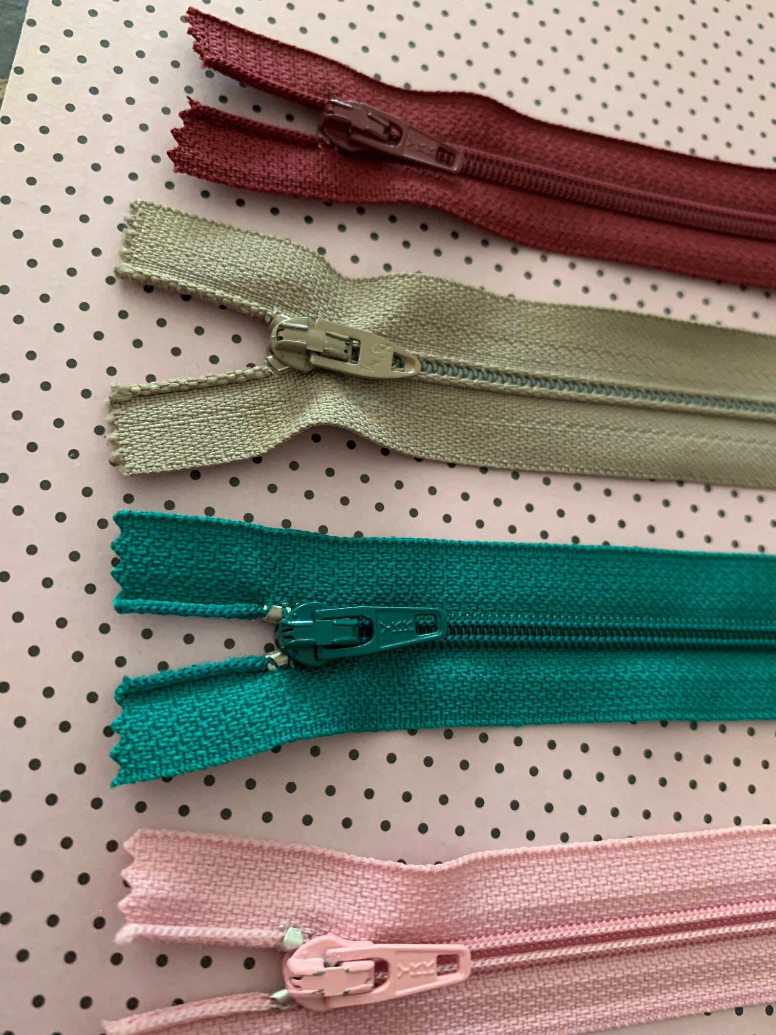 50 Assorted Zippers 7 Inch Zipper. YKK and Talon Zippers Bulk Etsy
