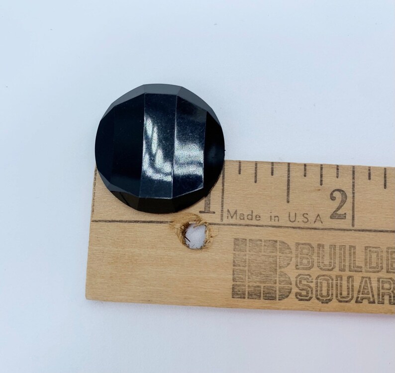 Medium Black Shank Back Buttons 1 Inch Sewing Buttons 5 Etsy