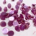 Small Violet Purple Buttons With Glistening Sheen Design 1/2” Sewing ...
