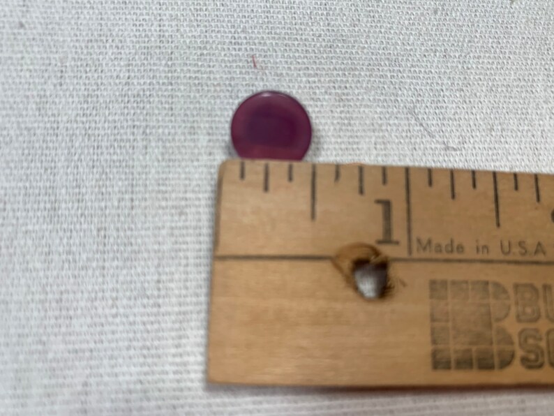 Small Violet Purple Buttons With Glistening Sheen Design 1/2 - Etsy