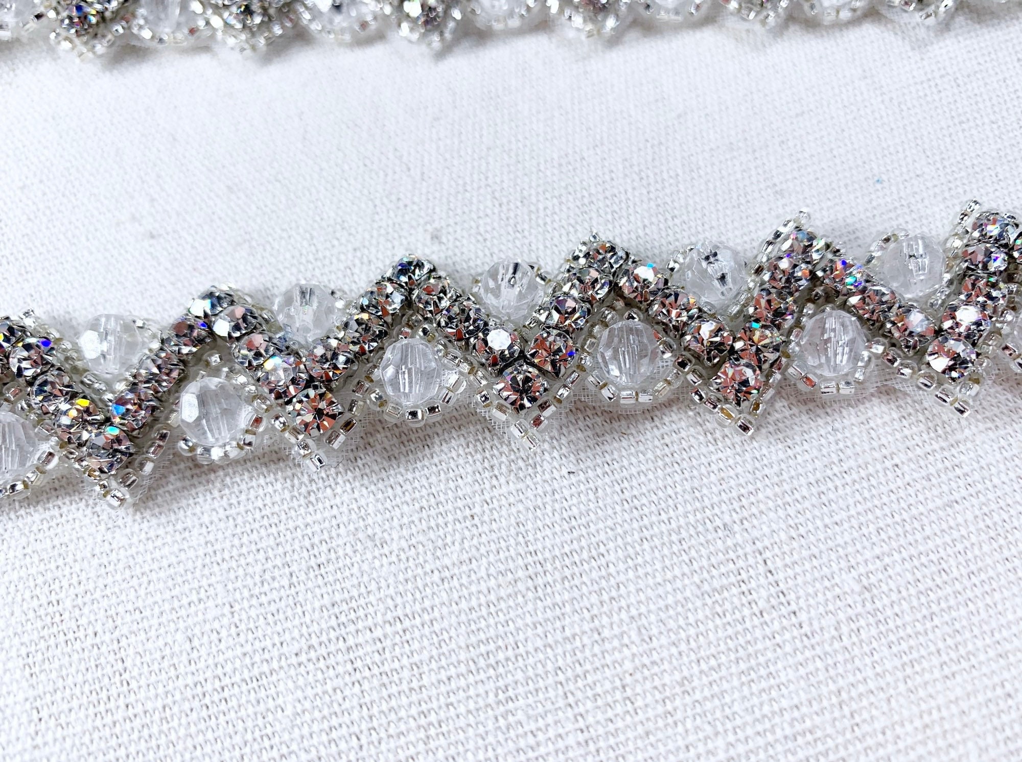 Clear Rhinestone Trims Clear Rhinestone Trims 1