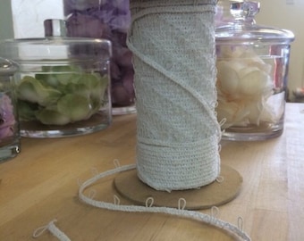 Elastic Button Looping-White Elastic Button Looping-white button looping for gowns or button up garments