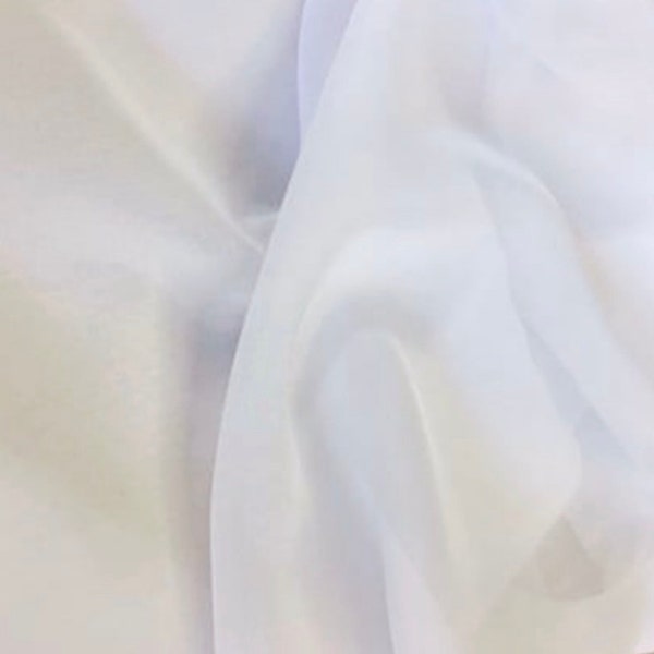 Light Ivory chiffon Hi Multi Chiffon Fabric by the Yard Chiffon Fabric Wedding Chiffon Lightweight Chiffon dress wide soft sheer fabric