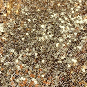 Metallic gold sequin all over sequin on mesh by the yard sequin fabric, shiny sequins