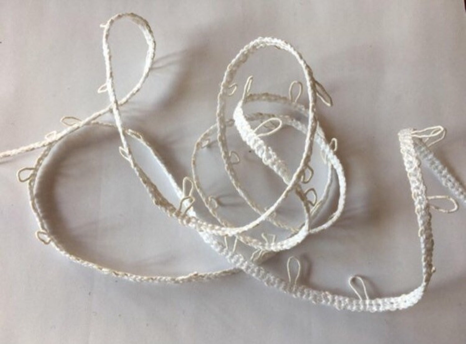 Elastic Button Loopingwhite Elastic Button Loopingwhite Etsy