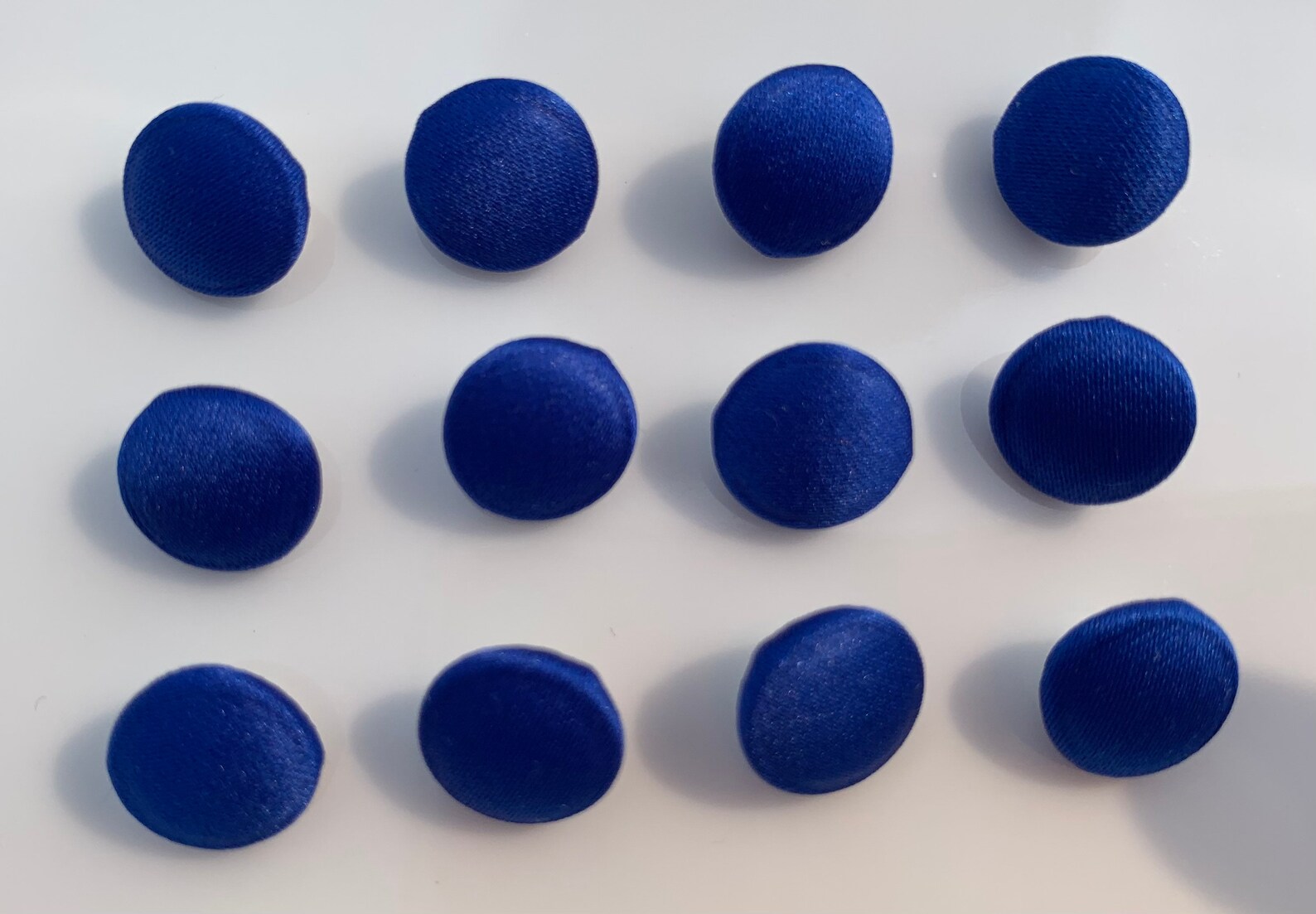 satin covered bridal buttons