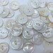 Medium Real Seashell Mother of Pearl Button Shell Button Sewing Buttons ...