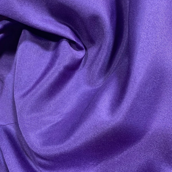 Purple lining Pongee lining 60" by the yard light weight lining dress Fabric 60" wide soft fabric, poly lining, fabric lining