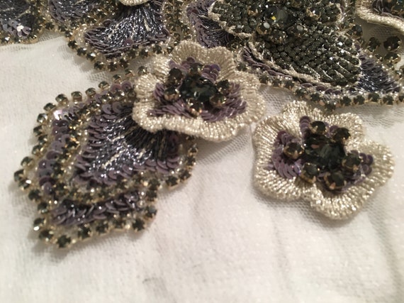 Paillettes et corsage Applique argent Applique de de de fleur en perles argent perlé Applique applique floral grand applique 0fced2 Paillettes et corsage Applique argent Applique de de de fleur en perles argent perlé Applique applique floral grand applique 0fced2