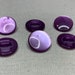 Medium Purple Buttons With Glistening Sheen Design 5/8” Sewing Buttons ...