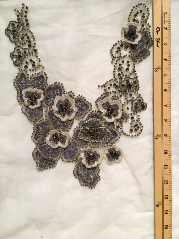Paillettes et corsage Applique argent Applique de de de fleur en perles argent perlé Applique applique floral grand applique 0fced2 Paillettes et corsage Applique argent Applique de de de fleur en perles argent perlé Applique applique floral grand applique 0fced2
