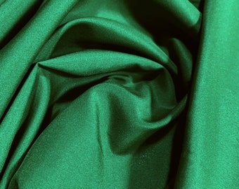 Fodera verde smeraldo, fodera in pongee, fodera leggera da 60" tagliata su misura, tessuto morbido largo 60", fodera in poliestere, fodera in tessuto
