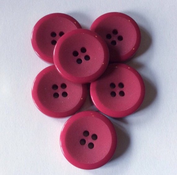 6 Per Card White 12mm Buttons Sewing Craft Knitting 4 holes