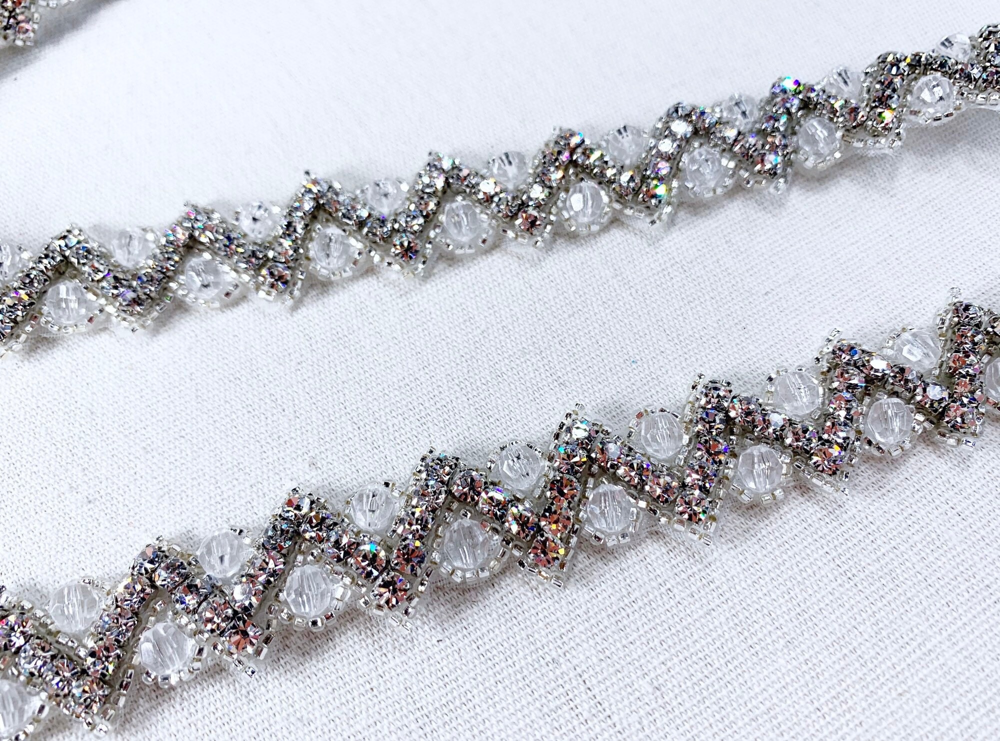 Clear Rhinestone Trims Clear Rhinestone Trims 1