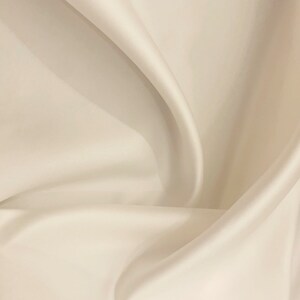 Ivory Satin, Bridal Fabric, Satin Lamour Ivory Lamour Satin Fabric by the Yard, Ivory Bridal ...