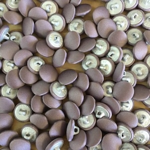 Dusty Lilac Covered Buttons, Vest Buttons, Satin Covered Tuxedo Buttons ...