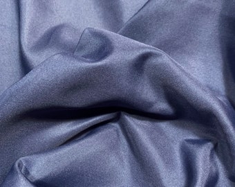 Navy Blue Pongee Lining Fabric, Lightweight Poly, 60" Wide