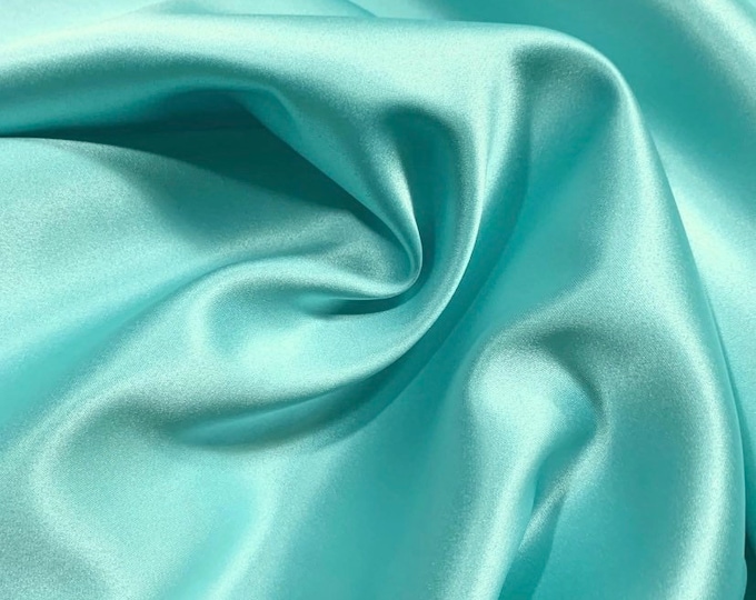 Tiffany Satin, Bridal Fabric, Satin Lamour Tiffany Lamour Satin Fabric by the Yard, Tiffany