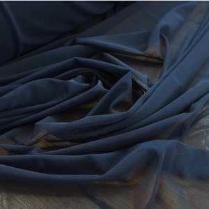 Marine Stretch Power Mesh Stoff Bulk Vorrat Power Mesh Soft Sheer Drape Mesh Stoff, Stretch Mesh Stoff, Performance Mesh Stoff
