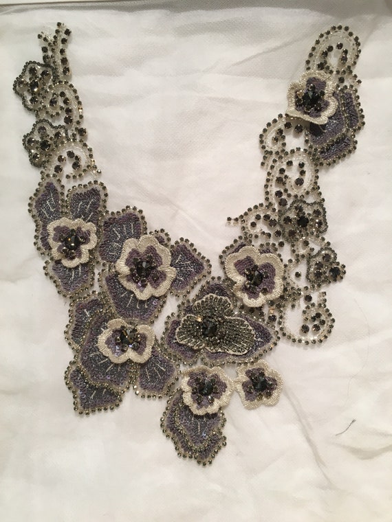 Paillettes et corsage Applique argent Applique de de de fleur en perles argent perlé Applique applique floral grand applique 0fced2 Paillettes et corsage Applique argent Applique de de de fleur en perles argent perlé Applique applique floral grand applique 0fced2