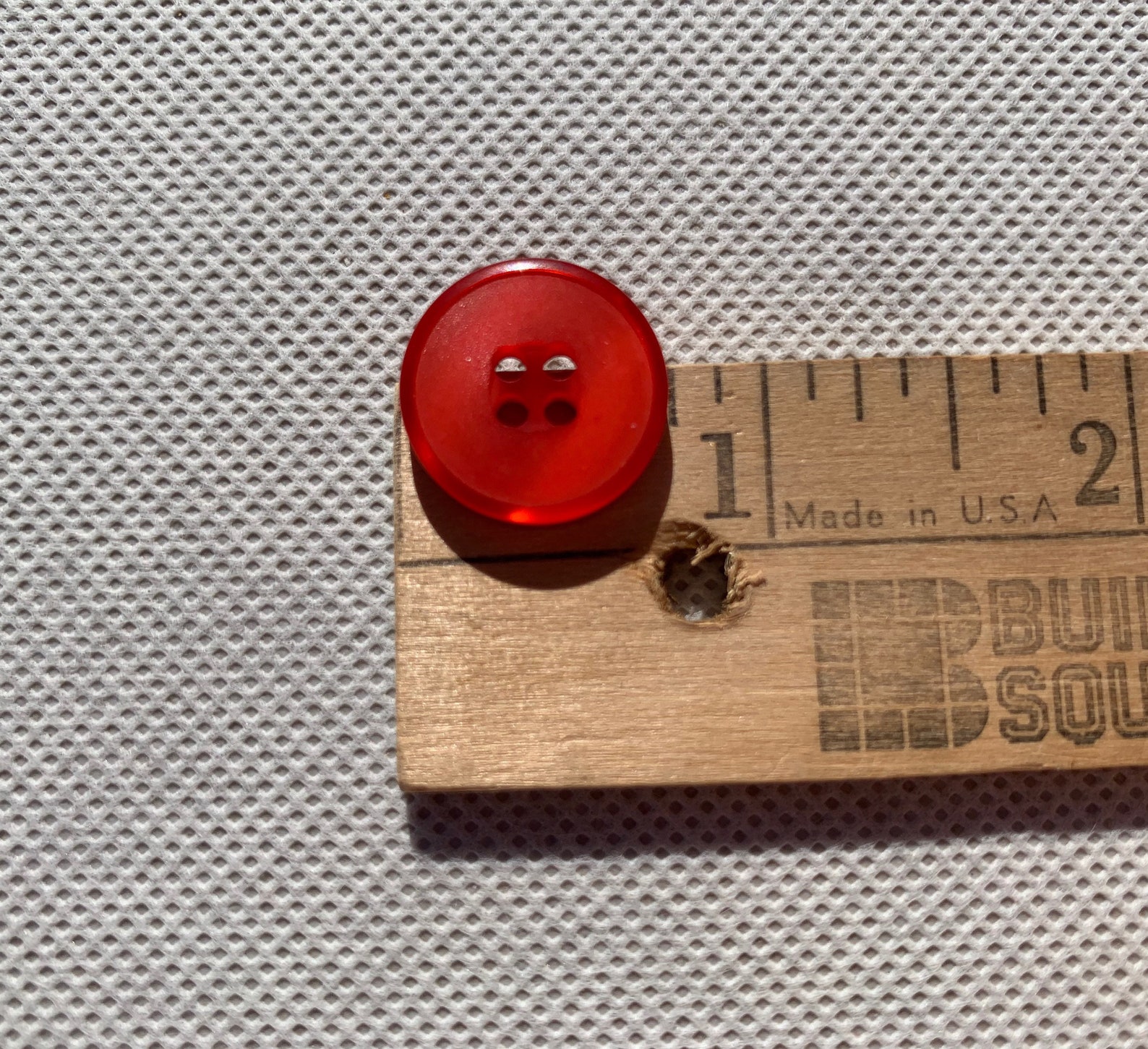 Medium Button Red Sewing Buttons 3/4 20mm Sewing Button Etsy