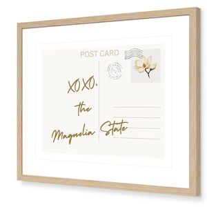 Mississippi State Postcard Arte digitale