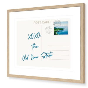 Art numérique Carte postale de l'État du Maryland