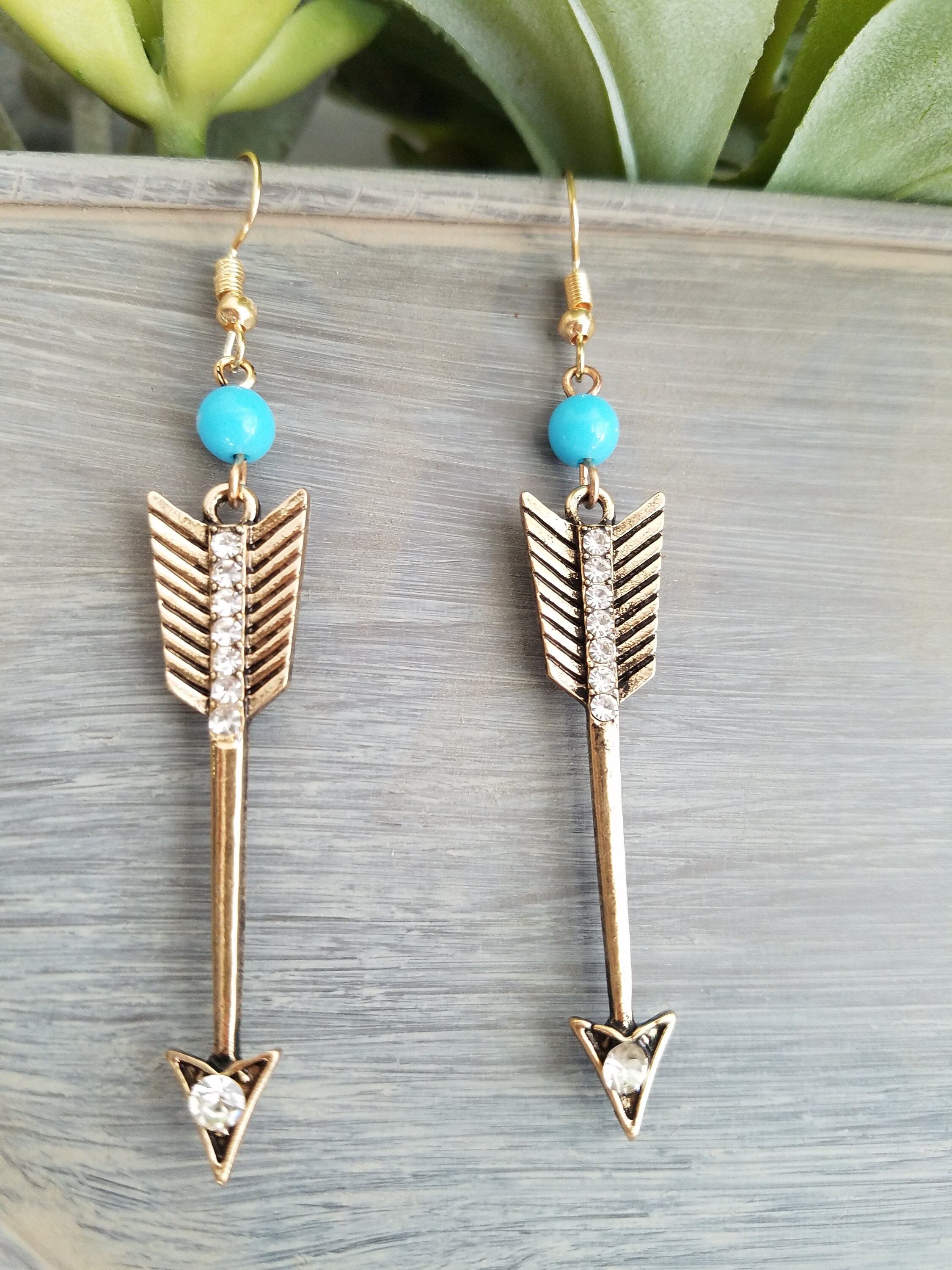 Everyday Simple Arrow Earrings Gift for Women Archery Lover Etsy