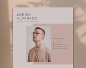 Modern Resume Template | Editable CV for Canva | Instant Download | Professional Design