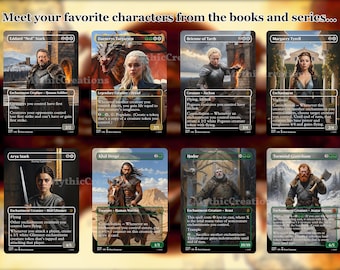 game of thrones mtg cards Game of Throne's Magic: the Gathering Set - 200+ Cards