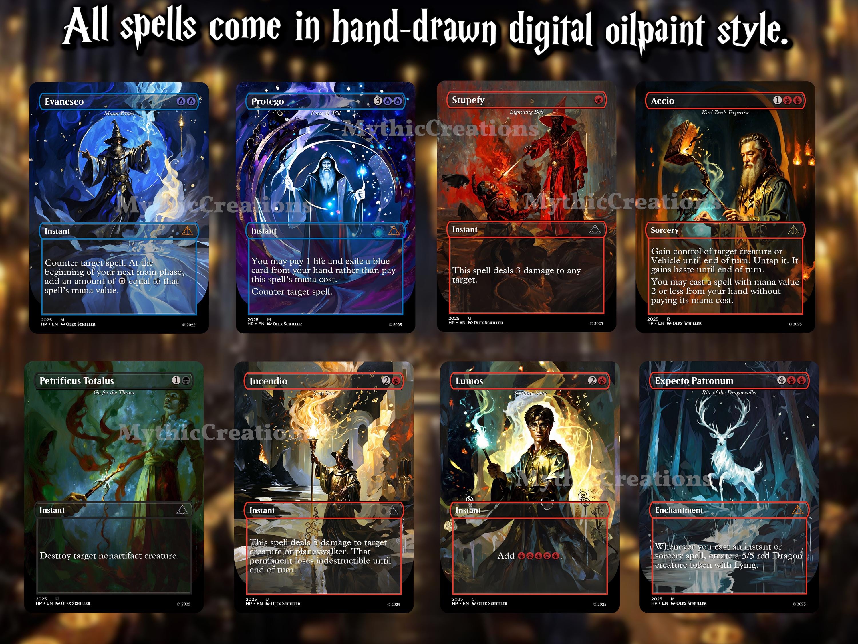 mtg harry potter commander deck Harry Potter Hogwarts 100 Card MTG Proxy EDH Commander Deck  Custom Magic  The Gathering Deck