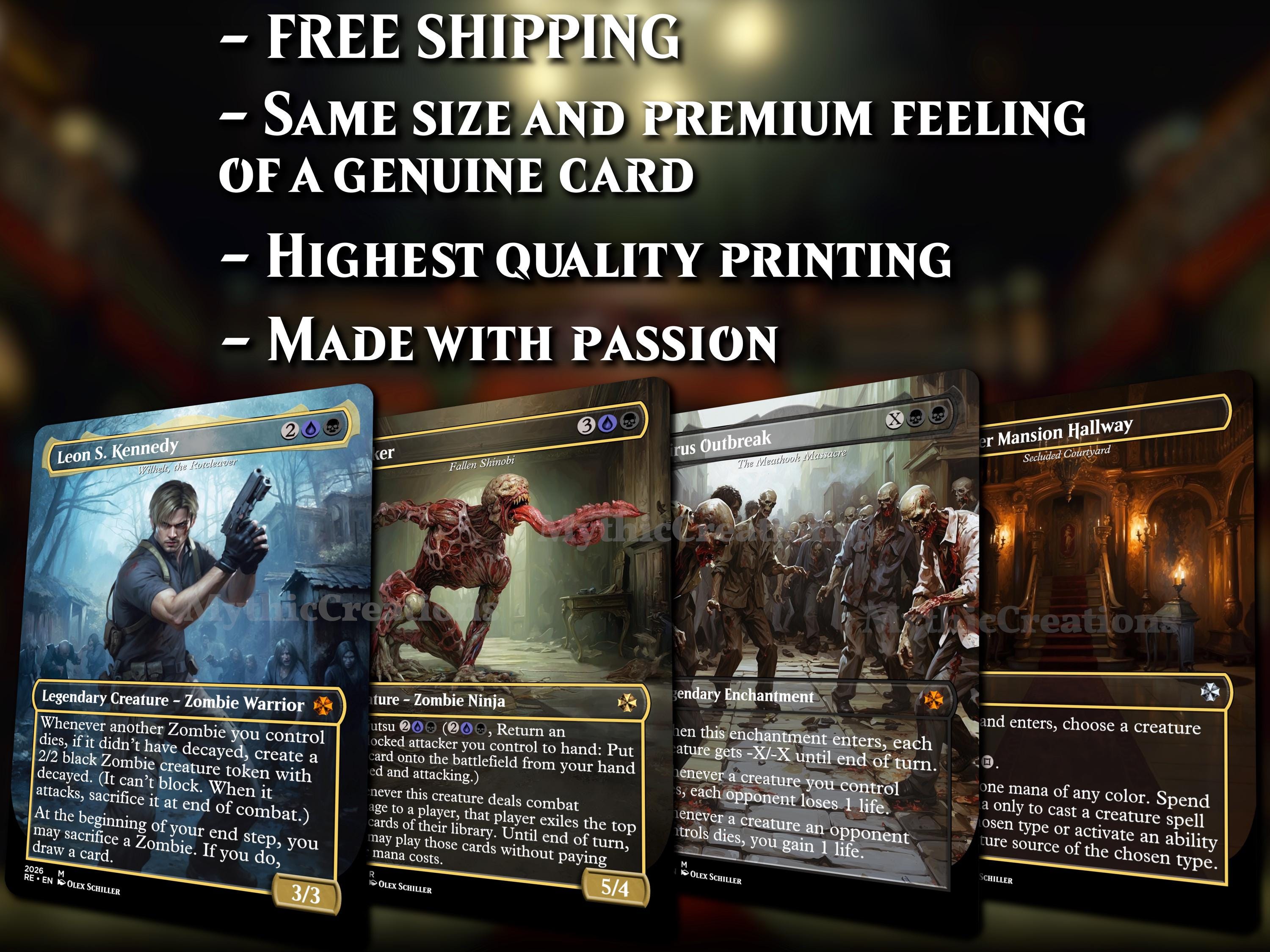 RESIDENT EVIL Card Deck 100 Cards + Tokens/ All Original Artwork