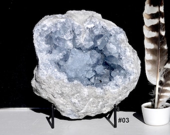 Large Celestite Cluster for Sale 6 to 14 lbs | FREE US Shipping | Choose Your Favorite | Blue Crystal Geode Gemstone Stones Extra Large