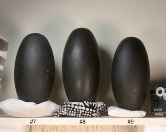 9+ lb Large Black Shiva Lingam 8 to 10 inch CHOOSE Your Favorite Shiva Stone, Siva Lingham, Buy Shivalinga Statue Stone India Narmada River