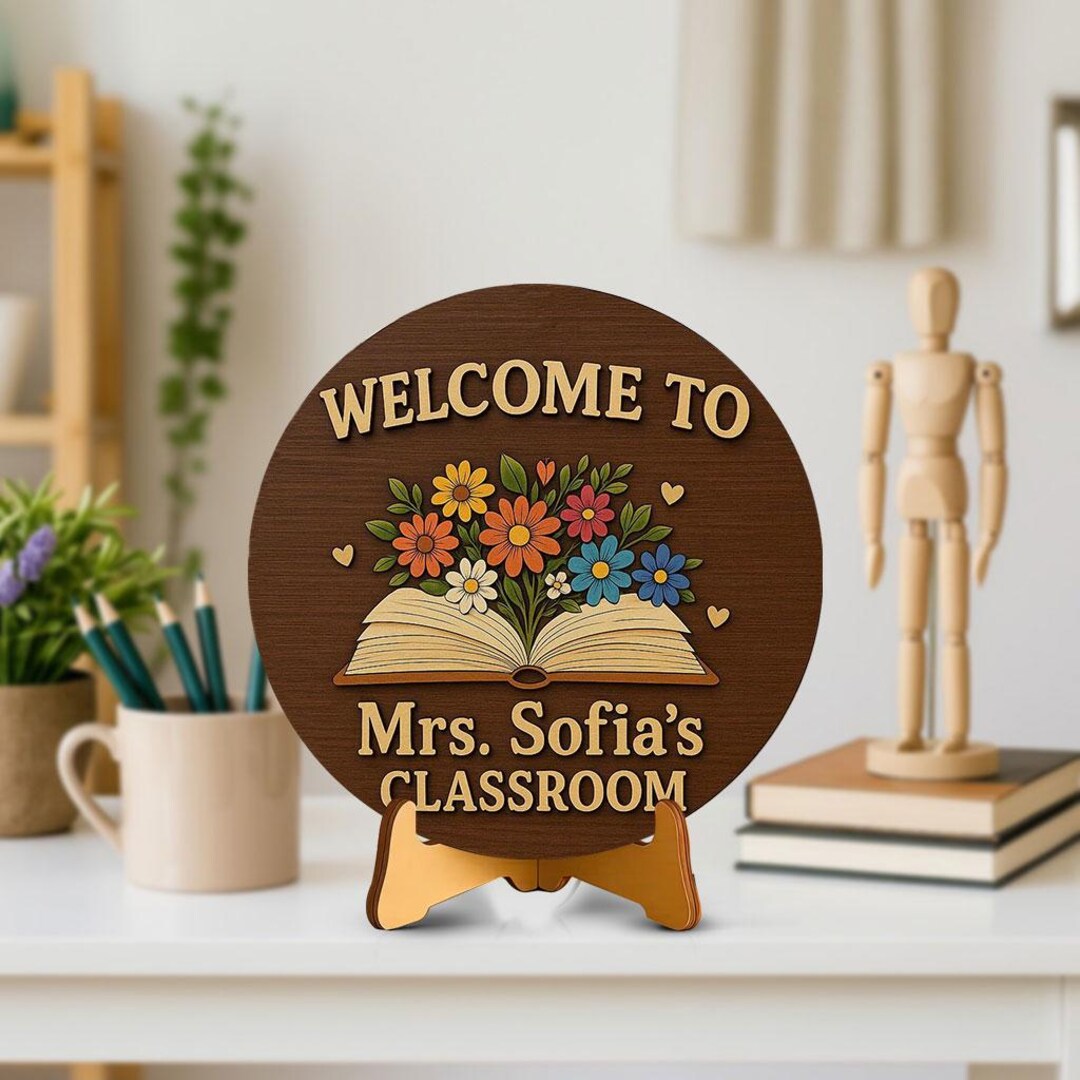 Personalized Classroom Door Sign, Teacher Gift, Welcome to My Classroom ...
