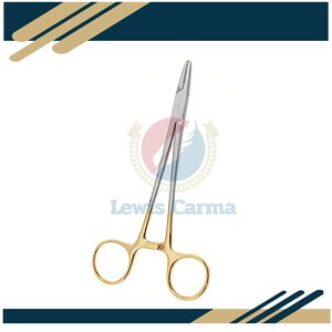 Mayo-Hegar Surgical Needle Holder – Left-Handed, Tungsten Carbide, Straight, Non-Sterile